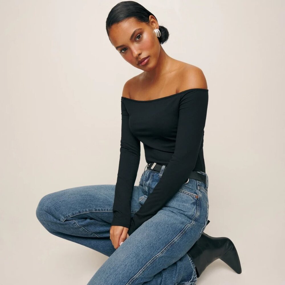 REFORMATION Anneliese Knit Top NWT